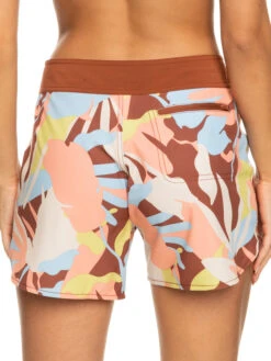 Roxy Novelty Zip-Pocket 5" Boardshorts -Shoreline Mood erjbs03225 roxyw cpq6 bck1