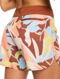Roxy Novelty Zip-Pocket 5" Boardshorts -Shoreline Mood erjbs03225 roxyw cpq6 bck2