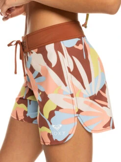 Roxy Novelty Zip-Pocket 5" Boardshorts -Shoreline Mood erjbs03225 roxyw cpq6 frt3