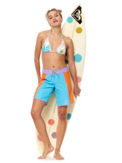 Roxy Colorblock 9" Boardshorts -Shoreline Mood erjbs03234 roxym wbt0 frt9