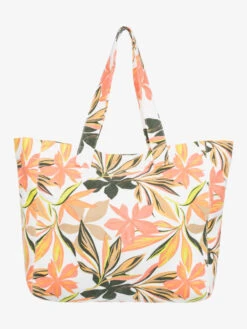 Roxy Anti Bad Vibes Printed Large Tote Bag -Shoreline Mood erjbt03326 roxyp wbb6 bck1