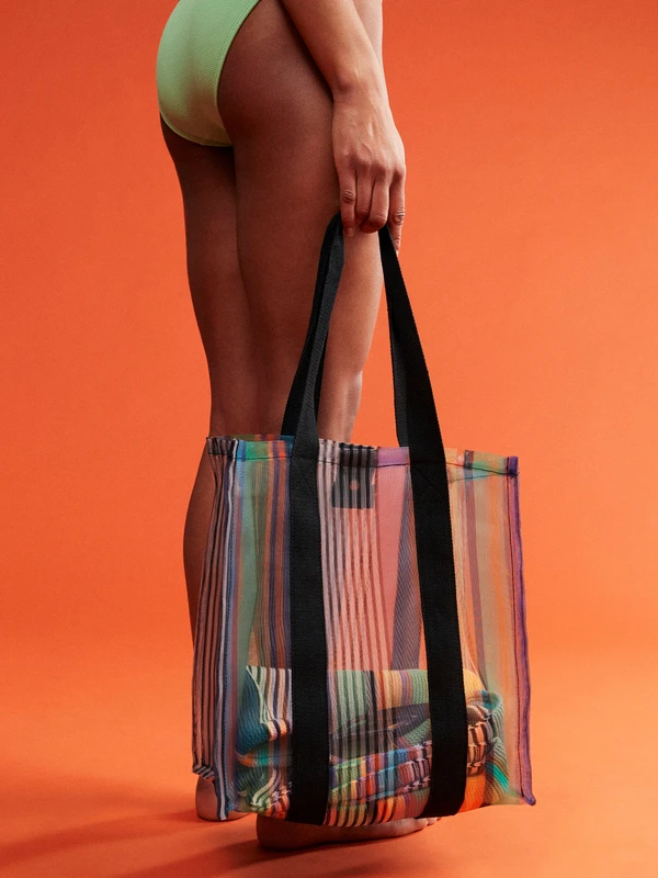 Roxy Iced Aqua Medium Tote Bag 3 Roxy Iced Aqua Medium Tote Bag - Image 3