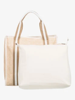 Roxy Seas The Day Tote Bag -Shoreline Mood erjbt03333 roxyp yef0 frt3