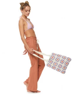 Roxy Hey Tulip Tote Bag -Shoreline Mood erjbt03336 roxym teh0 frt9