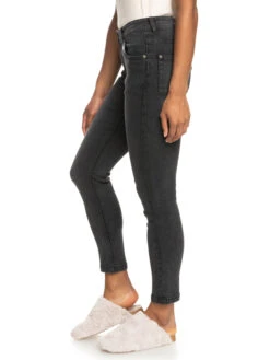 Roxy Night Away Black Slim Jeans -Shoreline Mood erjdp03275 roxyw kvj0 frt2
