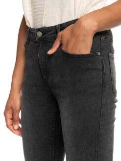 Roxy Night Away Black Slim Jeans -Shoreline Mood erjdp03275 roxyw kvj0 frt3