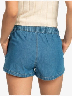 Roxy New Impossible Denim Shorts -Shoreline Mood erjds03279 roxyw bmtw bck1