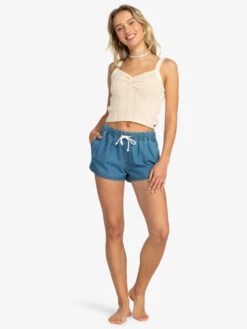 Roxy New Impossible Denim Shorts -Shoreline Mood erjds03279 roxyw bmtw frt9