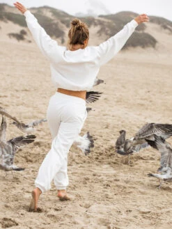 Roxy Days Go By Fleece Bottom -Shoreline Mood erjfb03309 roxyl wbk0 bck1