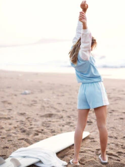 Roxy Keep On Moving Sweat Shorts -Shoreline Mood erjfb03322 roxyl bzq0 frt3