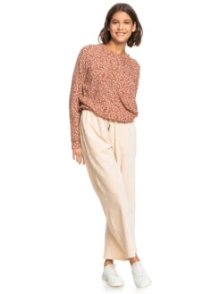 Roxy Escape Plan High-Waisted Sweatpants -Shoreline Mood erjfb03355 roxyw teh0 frt9