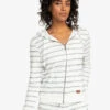 Roxy Perfect Wave Stripes Zip-Up Hoodie