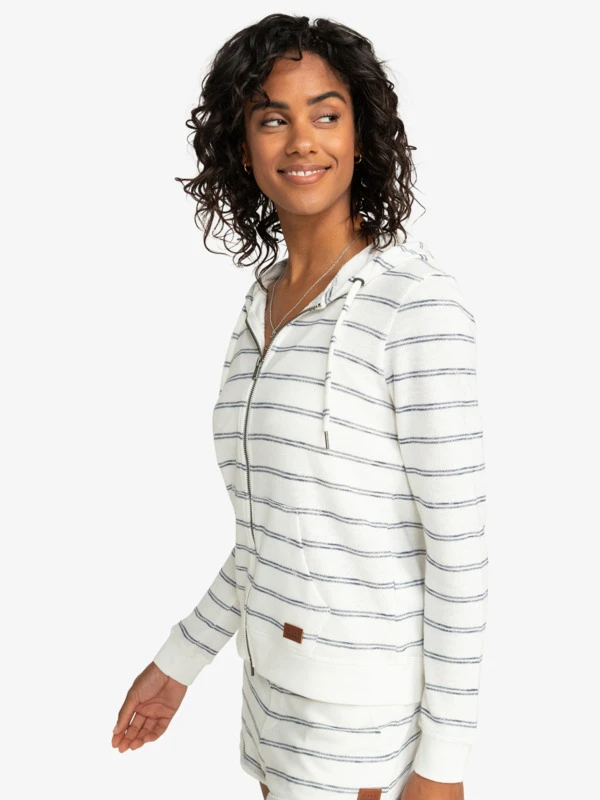 Roxy Perfect Wave Stripes Zip-Up Hoodie 2 Roxy Perfect Wave Stripes Zip-Up Hoodie - Image 2