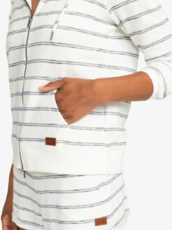 Roxy Perfect Wave Stripes Zip-Up Hoodie 9 Roxy Perfect Wave Stripes Zip-Up Hoodie -Shoreline Mood erjft04340 roxyw xwbw frt3