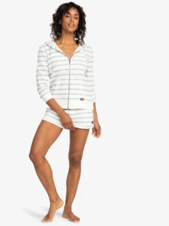 Roxy Perfect Wave Stripes Zip-Up Hoodie 11 Roxy Perfect Wave Stripes Zip-Up Hoodie -Shoreline Mood erjft04340 roxyw xwbw frt9