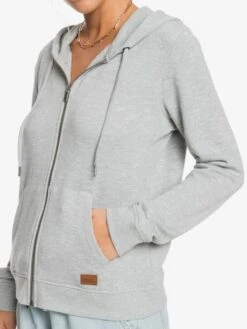 Roxy Perfect Wave Zip-Up Hoodie -Shoreline Mood erjft04421 roxyw sgrh frt3