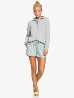 Roxy Perfect Wave Zip-Up Hoodie -Shoreline Mood erjft04421 roxyw sgrh frt9