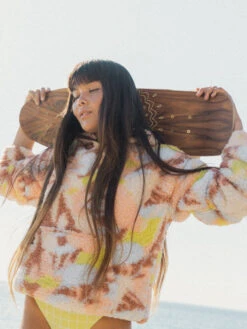 Roxy Bonfire On The Beach Half-Zip Pullover Fleece