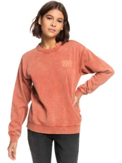 Roxy True Story Crew-Neck Sweatshirt -Shoreline Mood erjft04645 roxyw mnr0 frt1