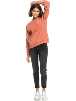 Roxy True Story Crew-Neck Sweatshirt -Shoreline Mood erjft04645 roxyw mnr0 frt9