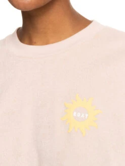 Roxy Better Not Wait Toweling Sweatshirt -Shoreline Mood erjft04686 roxyw mek0 frt3