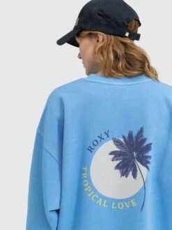 Roxy Beautiful Sweatshirt -Shoreline Mood erjft04723 roxyw bjt0 frt4