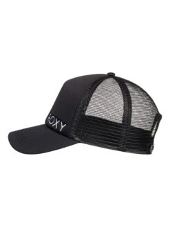 Roxy Finishline 2 Black Trucker Hat -Shoreline Mood erjha03680 finishline2blackp kvj0 frt2