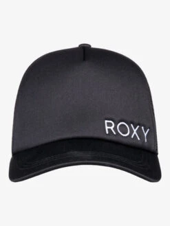 Roxy Finishline 2 Black Trucker Hat -Shoreline Mood erjha03680 roxyp kvj0 frt2