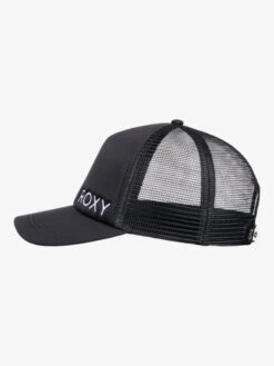 Roxy Finishline 2 Black Trucker Hat -Shoreline Mood erjha03680 roxyp kvj0 frt3