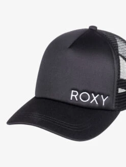 Roxy Finishline 2 Black Trucker Hat -Shoreline Mood erjha03680 roxyp kvj0 frt4