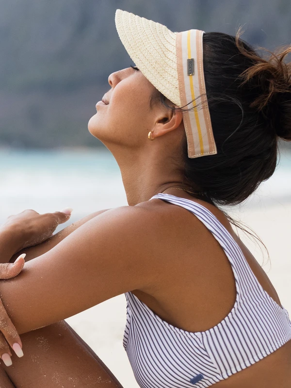 Roxy Sunny Morning Straw Visor 2 Roxy Sunny Morning Straw Visor - Image 2