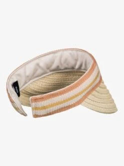 Roxy Sunny Morning Straw Visor 9 Roxy Sunny Morning Straw Visor -Shoreline Mood erjha04003 roxyp yef0 bck1