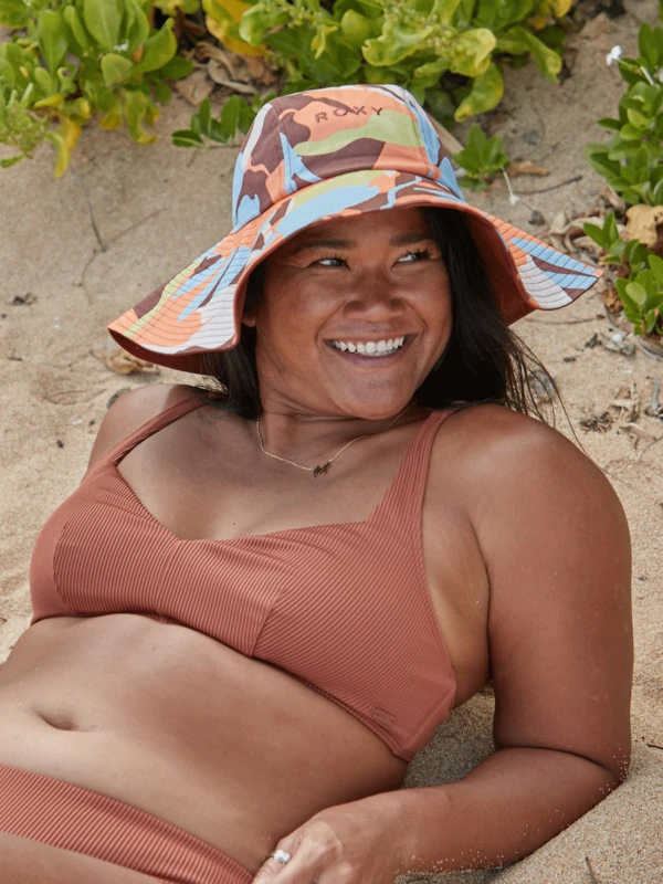 Roxy Star Is Born Printed Wide Brim Hat 1 Roxy Star Is Born Printed Wide Brim Hat