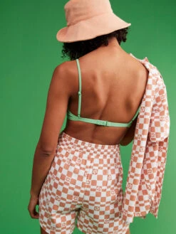 Roxy Kiwi Colada Bucket Hat -Shoreline Mood erjha04115 roxym mfq0 frt3