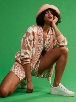 Roxy Kiwi Colada Bucket Hat -Shoreline Mood erjha04115 roxym mfq0 frt9