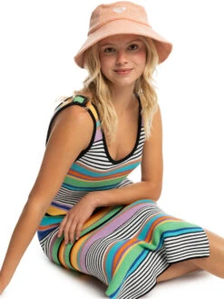 Roxy Kiwi Colada Bucket Hat -Shoreline Mood erjha04115 roxyw mfq0 frt9