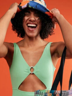 Roxy Mango Passion Bucket Hat -Shoreline Mood erjha04116 roxym kvj6 frt10