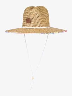 Roxy Pina To My Colada Printed Sun Hat -Shoreline Mood erjha04118 roxyp wbb8 frt2