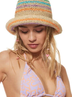 Roxy Barrier Reef Bucket Hat -Shoreline Mood erjha04122 roxym yef0 frt1