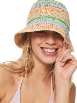 Roxy Barrier Reef Bucket Hat -Shoreline Mood erjha04122 roxym yef0 frt4
