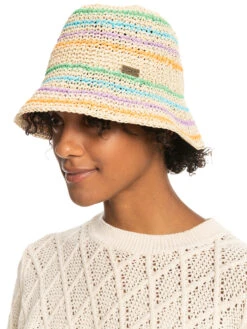 Roxy Barrier Reef Bucket Hat -Shoreline Mood erjha04122 roxyw yef0 frt1