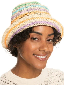 Roxy Barrier Reef Bucket Hat -Shoreline Mood erjha04122 roxyw yef0 frt2