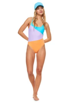 Roxy Finishline Trucker Hat -Shoreline Mood erjha04134 roxym bgz0 frt9