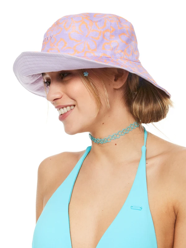 Roxy Jasmine Paradise Reversible Bucket Hat 4 Roxy Jasmine Paradise Reversible Bucket Hat - Image 4