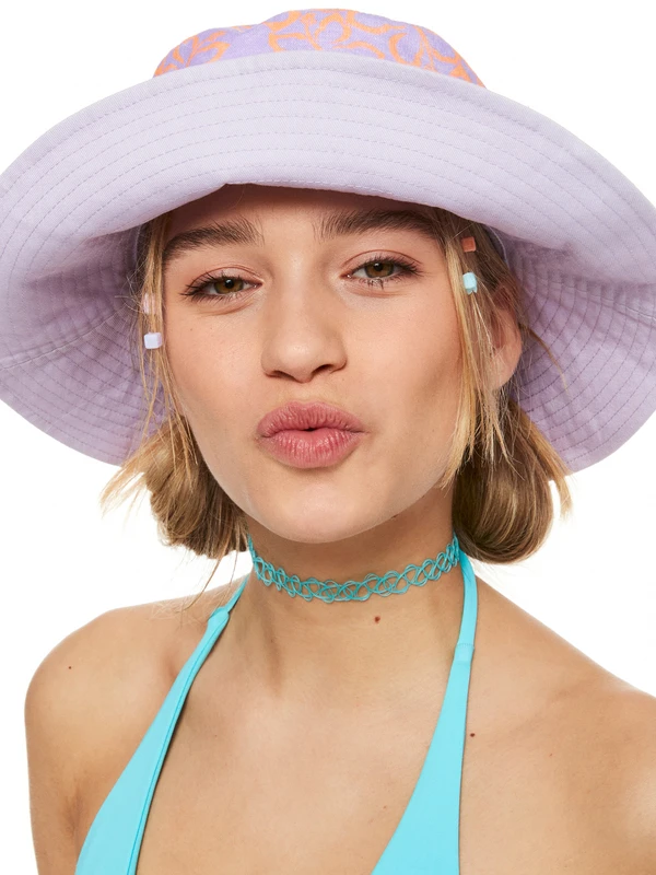 Roxy Jasmine Paradise Reversible Bucket Hat 6 Roxy Jasmine Paradise Reversible Bucket Hat - Image 6
