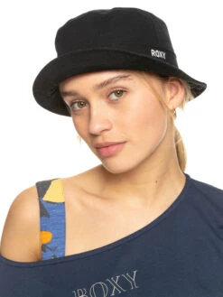 Roxy Almond Milk Bucket Hat -Shoreline Mood erjha04143 roxyw kvj0 frt1