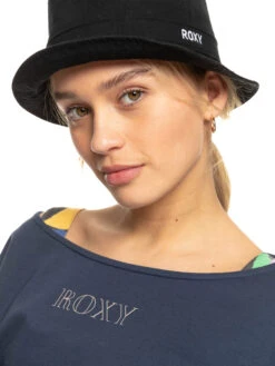 Roxy Almond Milk Bucket Hat -Shoreline Mood erjha04143 roxyw kvj0 frt2