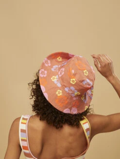 Roxy Surf.Kind.Kate. Bucket Reversible Hat -Shoreline Mood erjha04155 roxym ctl6 bck1