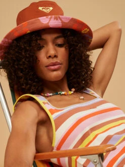 Roxy Surf.Kind.Kate. Bucket Reversible Hat -Shoreline Mood erjha04155 roxym ctl6 frt1