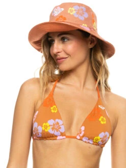 Roxy Surf.Kind.Kate. Bucket Reversible Hat -Shoreline Mood erjha04155 roxyw ctl6 frt1
